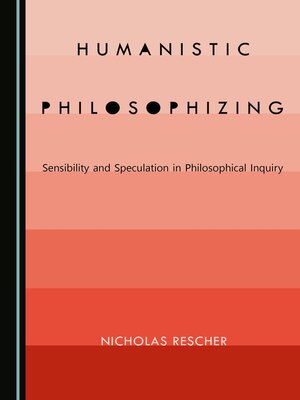 cover image of Humanistic Philosophizing